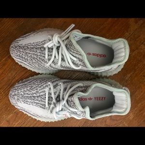 Yeezys blue tint